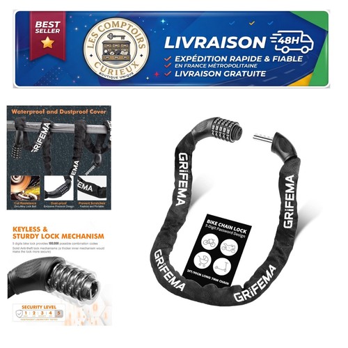 Cadenas vélo code grifema - code,
