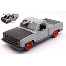 CHEVROLET C-10 PICK UP 1985 "TOYO TIRES" GREY/BLACK 1:24 Jada Toys Movie Nouveau
