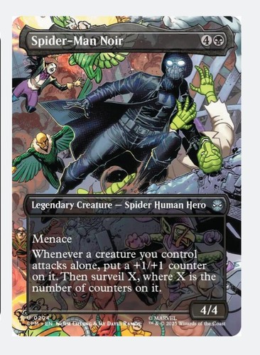 Spider man noir - noir, (borderless)