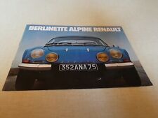 Catalogue ALPINE A110