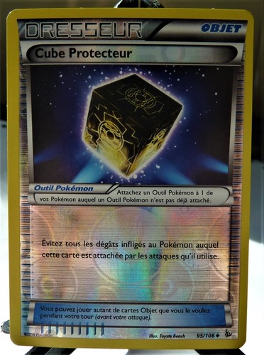 Carte pokémon cube protecteur - carte,