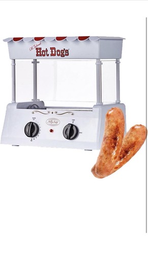 Automatic sausage roaster - roaster,, for