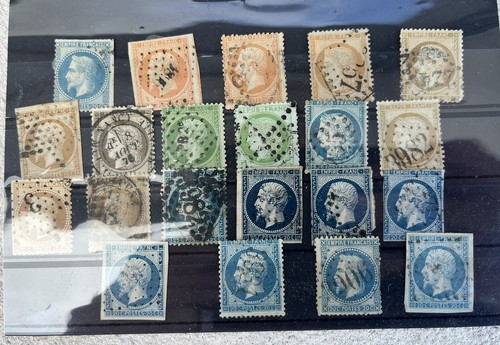 Lot timbres obliteres - 21,