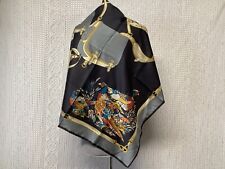 Foulard Made in Italy Neuf Polyester Besaces de Chasse  Faisan (FL02/28/12-24B )