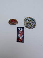 Lot de 3 Emaux Décoratif 