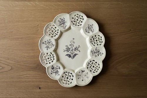 Plat assiette ancienne - , en