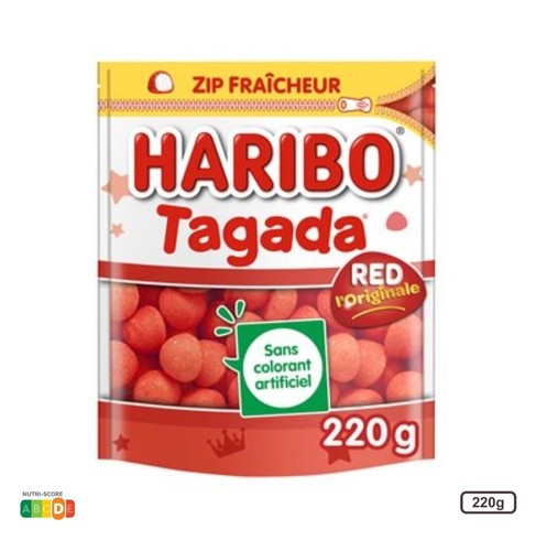 Tagada zip fraîcheur haribo - fraîcheur,