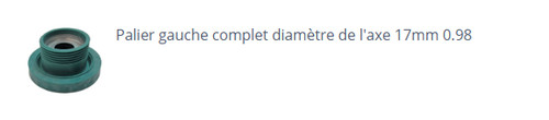 Palier gauche complet - , machine