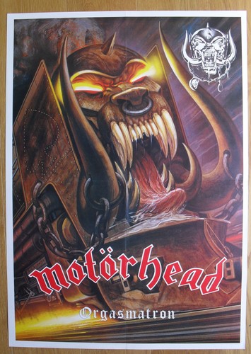 Motorhead orgasmatron affiche - motorhead,