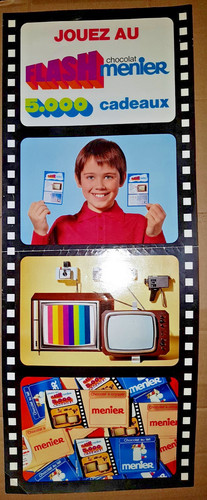 Affiche publicitaire ancien - affiche,
