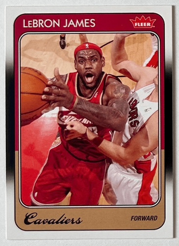Lebron james 2008 fleer - james,