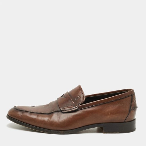 Mocassins cuir marron tods - cuir,