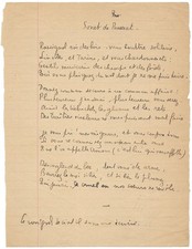 Raymond RADIGUET / Manuscrit