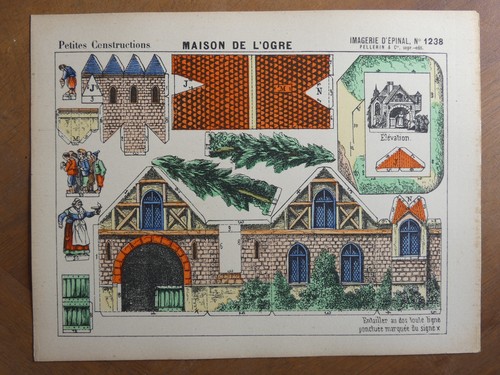 Maquette papier maison - maquette, de