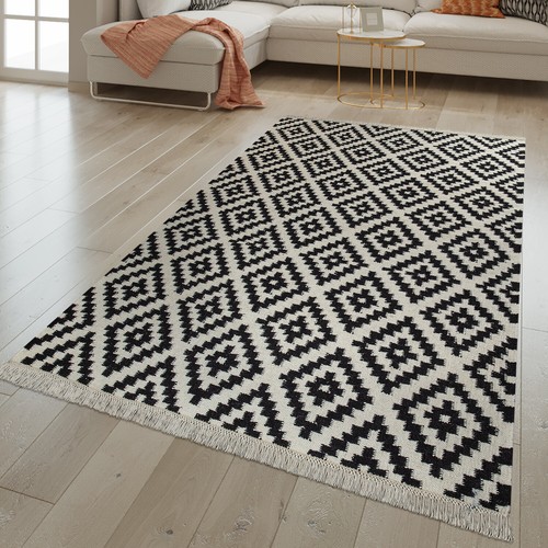 Tapis tendance tissé main - tissé,