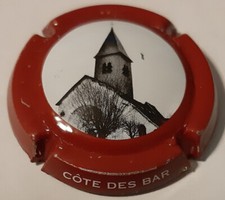 Capsule de champagne Côte Des Bar Église, ctr bordeaux N°17b