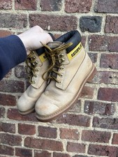 Bottes De Marche Randonnée Caterpillar Beige Marron Taille 38