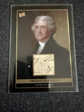 2024 Pieces of the past relic Thomas Jefferson POTP-TJ