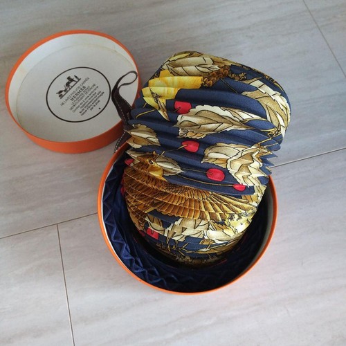 Foulard plissé hermès - foulard,