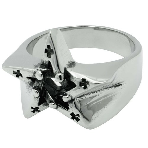 Massif inox chevalière anneau - inox,