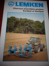 CATALOGUE - AGRICOLE - TRACTEUR - LEMIKEN CHARRUES REVERSIBLES ( réf 57