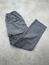 Pantalon Cargo Gris – Taille Élastique – Poches Multiples