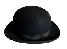 Ancien CHAPEAU MELON Nelson à Paris en Velours