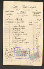 LE MANS (72) ACCESSOIRES pour AUTOMOBILES "GARAGE DE L'OUEST / CHARLES" en 1921