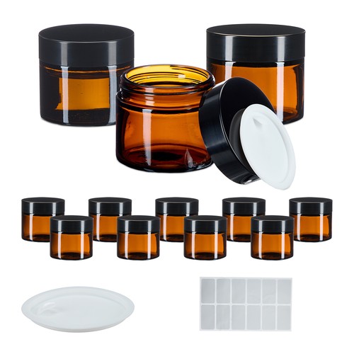Pot creme vide lot contenant - pot,