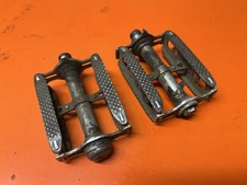 Pédales Lyotard 460 1st Gen 1940s - Randonneuse Herse Singer Routens Barra 