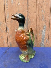 Pichet en barbotine Le canard