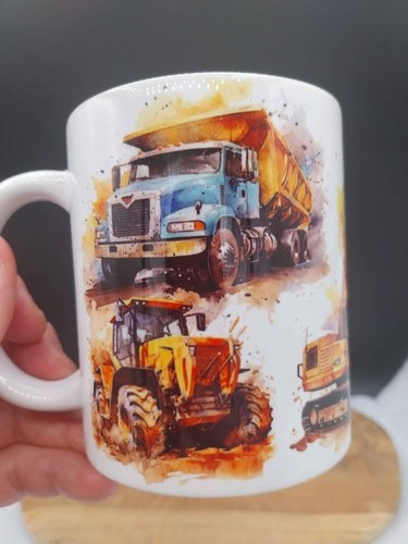 Mug avec engins différents - 6,