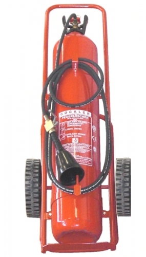 Extincteur co2 mobile 50kg - extincteur, À
