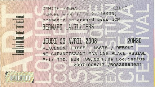 Rare ticket billet de - ticket,