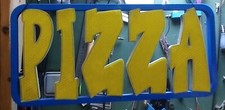 Panneau lumineux rétroéclairé Pizza