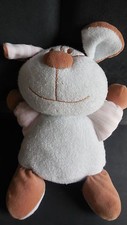 doudou peluche chien bleu