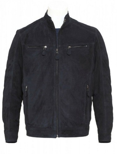 Veste cuir suédé agneau - suédé, d'agneau
