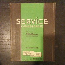 Revue Technique Carrosserie Opel Rekord A TL B rta service carrosserie 1966