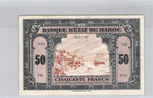 Maroc francs 1943 w - 50, w.25