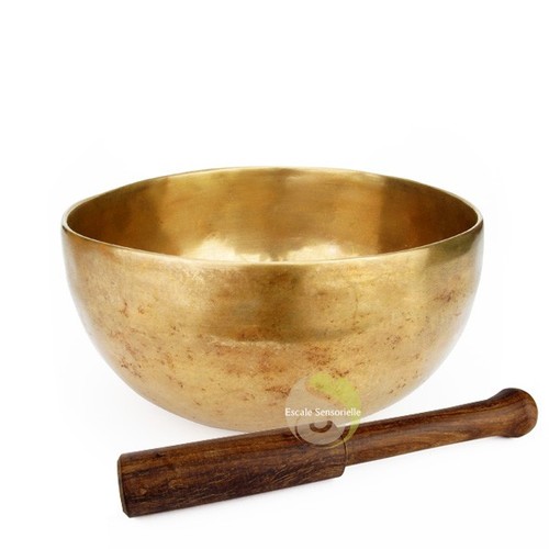 Bol tibétain chantant gravé