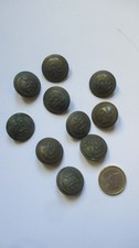 lot 10 boutons anciens pour
