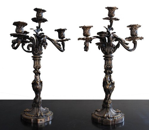 Paire chandeliers style - paire,
