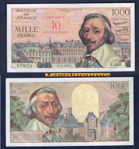 Francs nouveaux sur - francs,