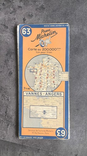Carte michelin vannes - carte,