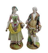 Pair Meissen Germany 16 inch