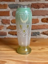 Vase art déco en verre émaillé