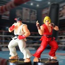 Ryu et Ken figurines street fighter collection 9,5 cm