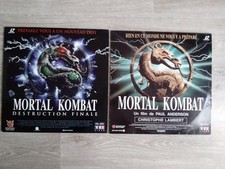 laserdisc mortal kombat + destruction final lot 2 film complet fr etat tbe 2cd