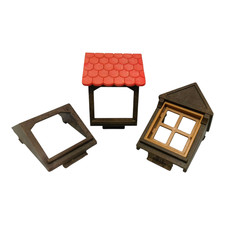 sympa lot fenetre  château  3444 3450  Playmobil ( médiéval  ) 2923