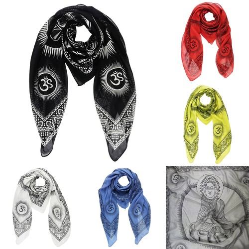 Foulard coton bouddha - coton,